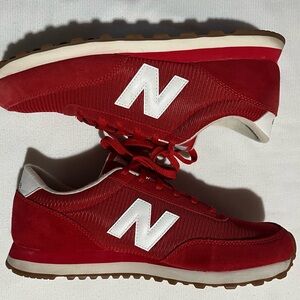 New Balance Men's Red 501 Sneakers Size 11